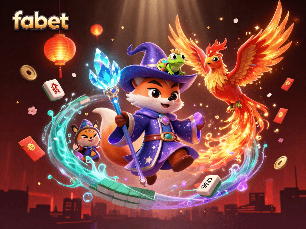Experience the excitement of fabet with enchanting characters and vibrant casino elements in action.