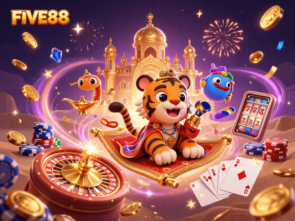 Experience thrilling gameplay with FIVE88 through exciting slot machines and casino action.