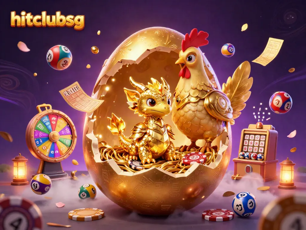 Experience exciting gaming adventures with hitclubsg featuring golden dragon and lottery elements.