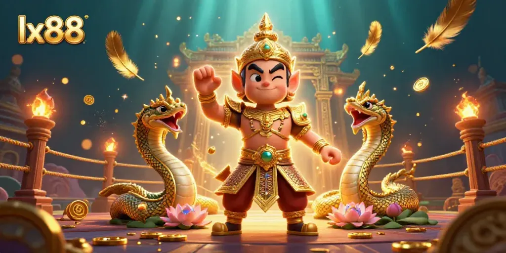 Engage with thrilling gameplay at the lx88 casino, showcasing vibrant visuals and immersive fantasy elements.