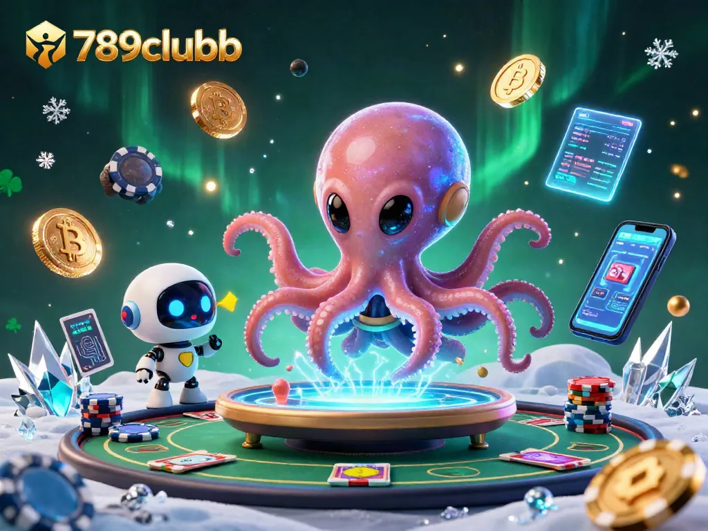 Experience the thrill of poker at 789clubb with alien characters and dynamic casino elements.