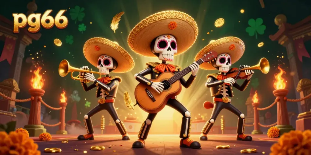 Experience vibrant mariachi energy at pg66 with dynamic gambling themes and colorful elements.