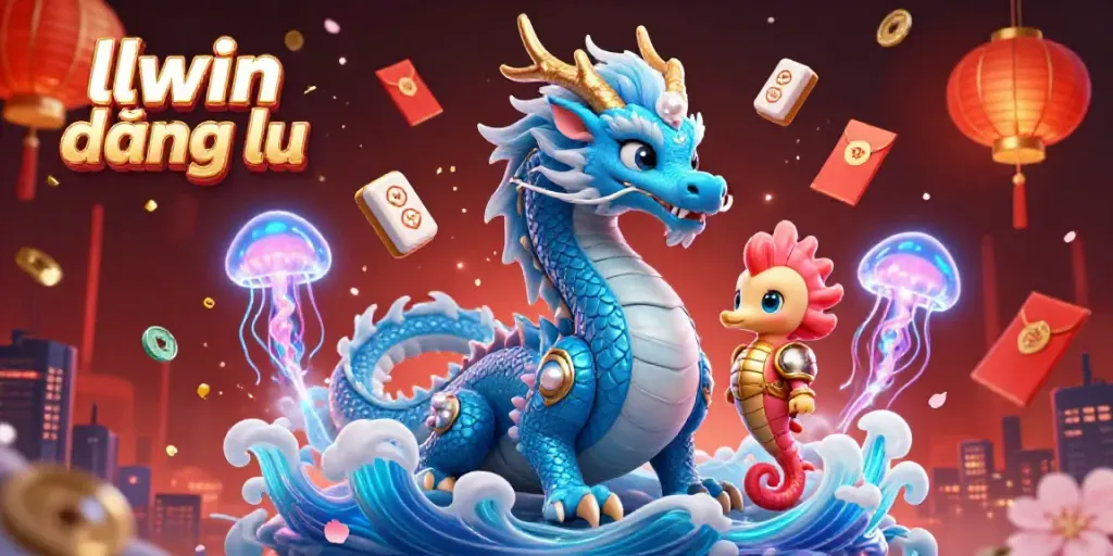 Experience the vibrant world of llwin đăng nhập with thrilling gaming elements amid fantastical underwater characters.