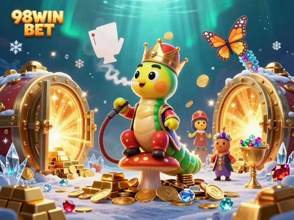 Experience thrilling wins with 98WIN BET as the master caterpillar rules the casino realm.