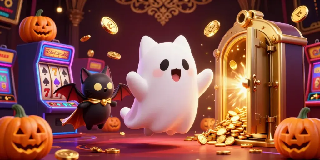 Rasakan keseruan bermain toto slot di kasino dengan kucing hantu dan bat vampir.