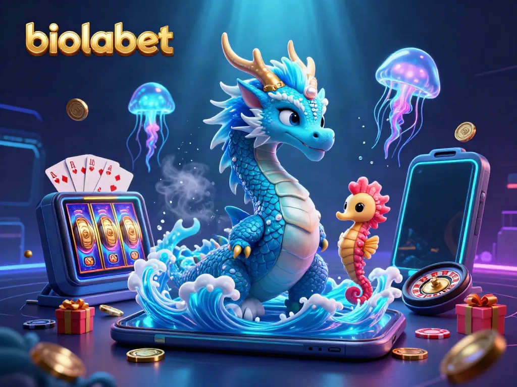 Experience thrilling gameplay with biolabet as a dragon guides you through vibrant slot adventures.