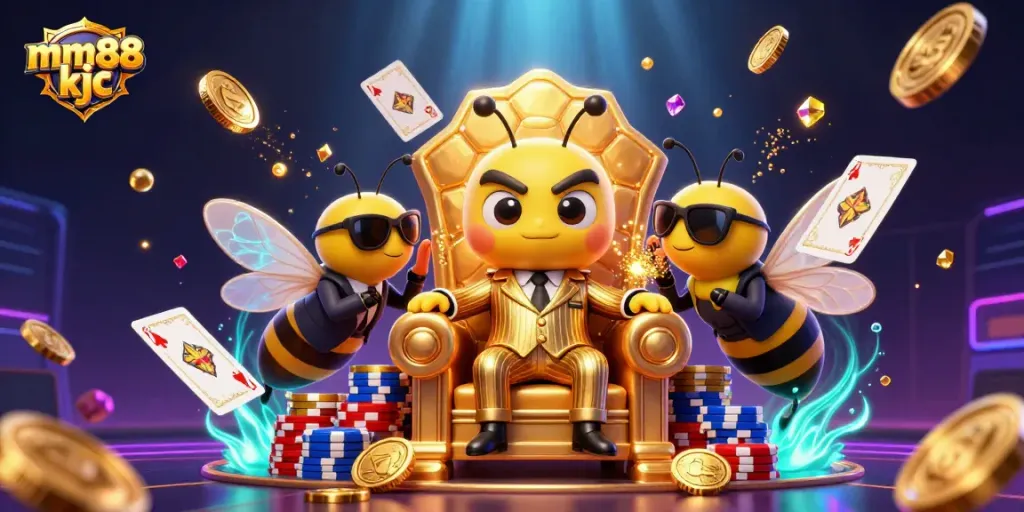 Experience thrilling gameplay with mm88 kjc featuring vibrant characters and exciting casino elements.