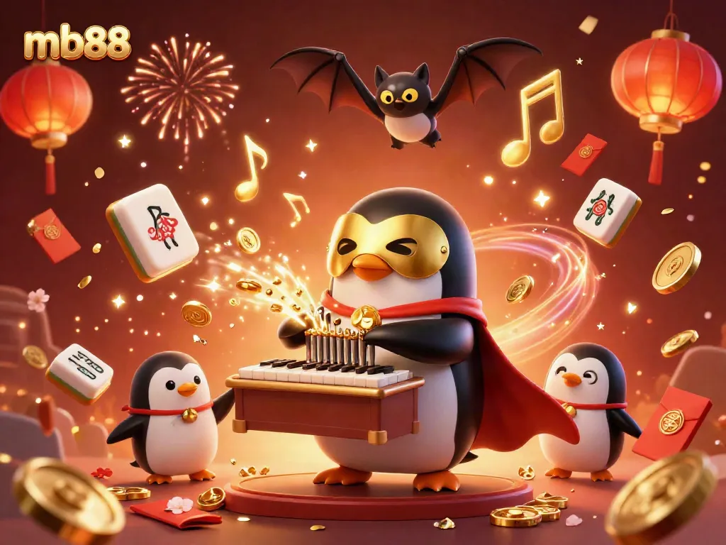 Experience thrilling moments at mb88 with a vibrant 3D casino scene full of excitement and fortune.