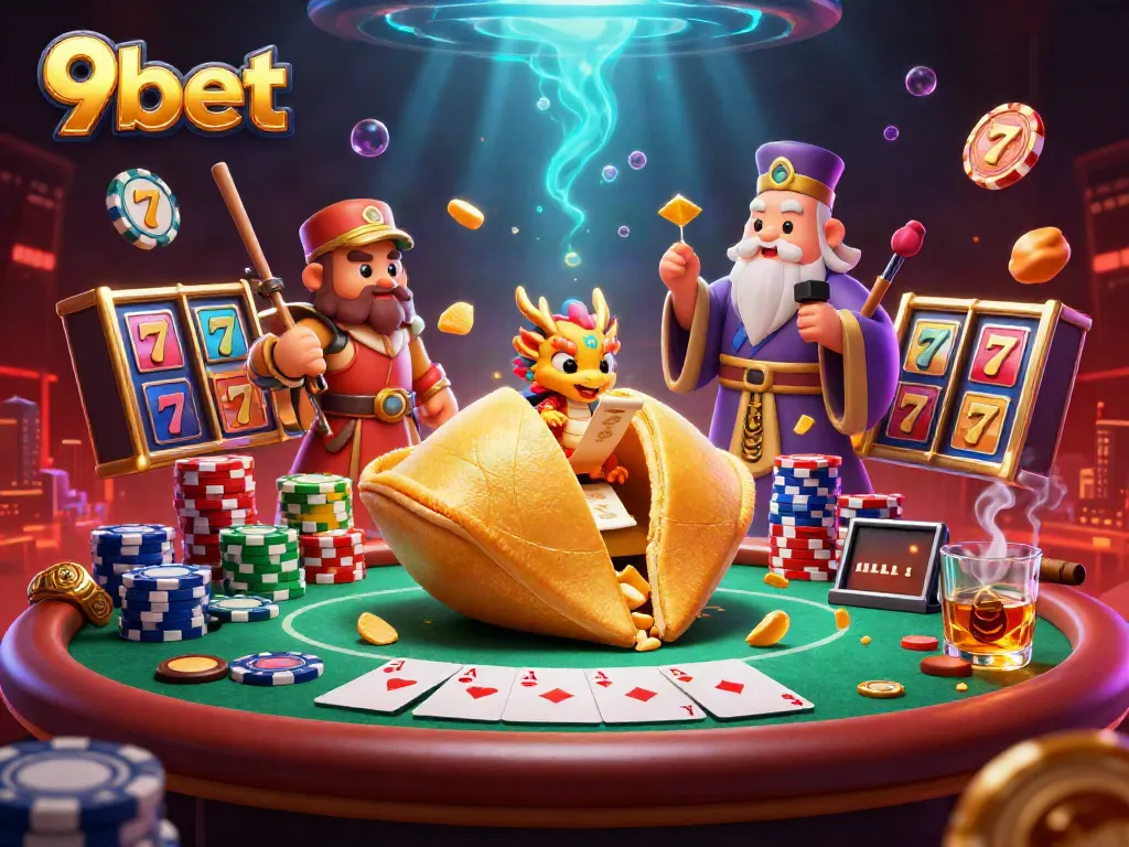 Experience thrilling gameplay with 9bet's vibrant casino scene featuring dynamic characters and game elements.