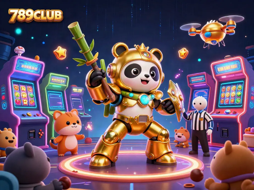 Players enjoy immersive gaming experiences at 789CLUB with vibrant arcade elements.