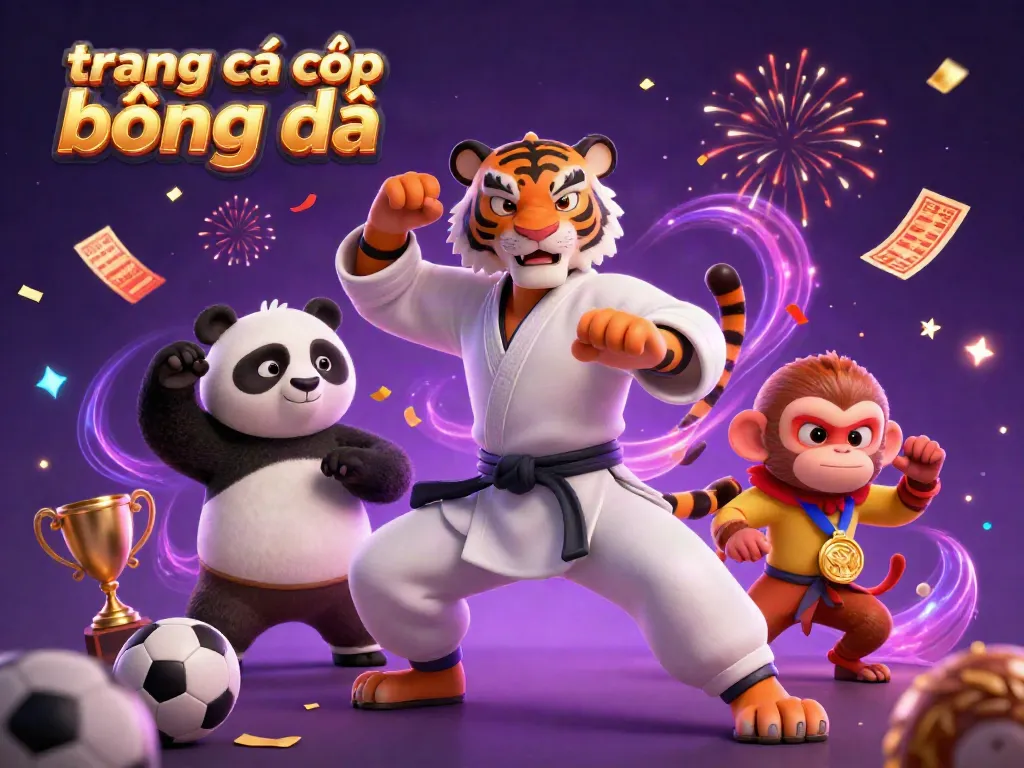 Experience sports betting excitement with trang cá cược bóng đá featuring dynamic characters and vibrant elements.