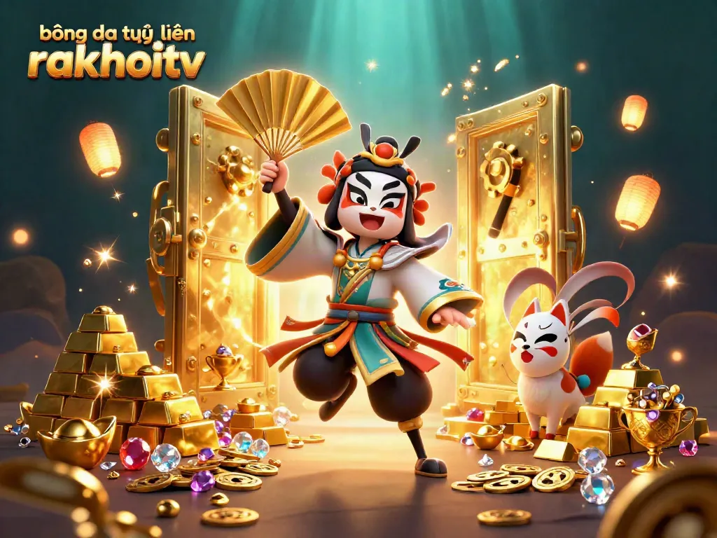 Engage with bóng đá trực tuyến rakhoitv through this dynamic and vibrant casino-themed illustration.