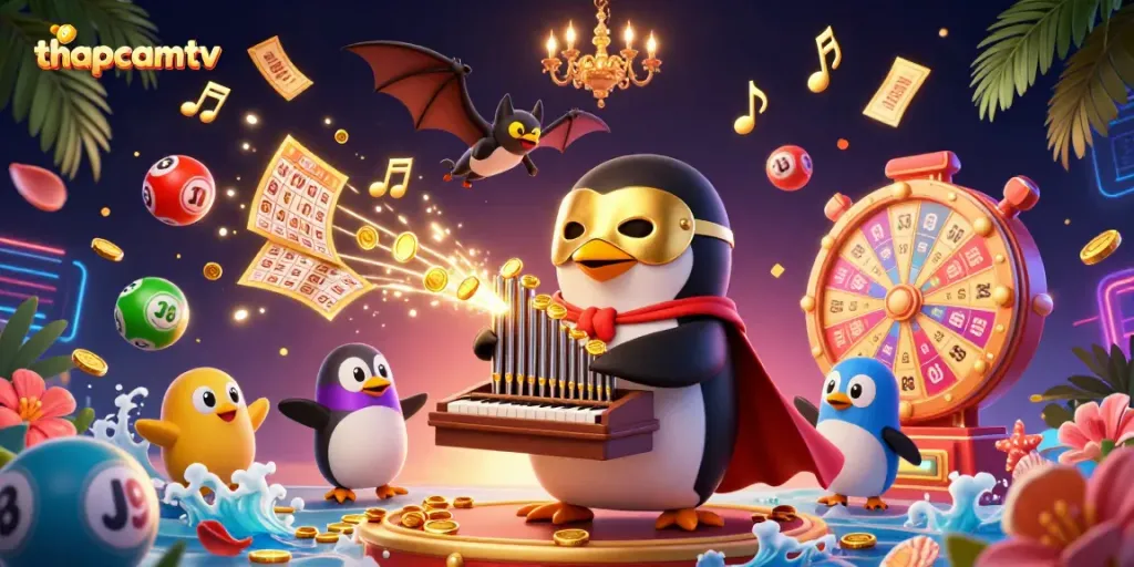 Join thapcamtv for thrilling live-action as the phantom penguin brings the casino to life!