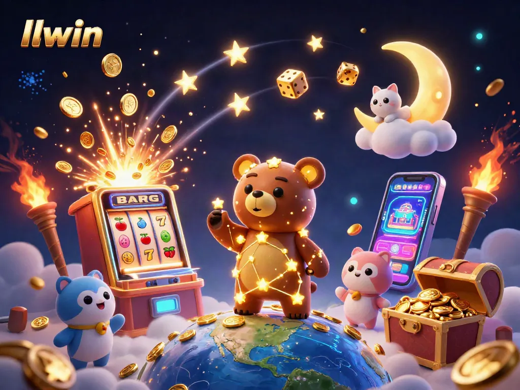 Experience thrilling wins at llwin with a jackpot burst from a colorful slot machine and captivating gaming atmosphere.