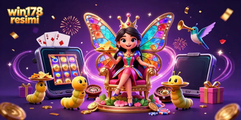 Play thrilling games at win178 resmi with vibrant visuals and enchanting casino elements