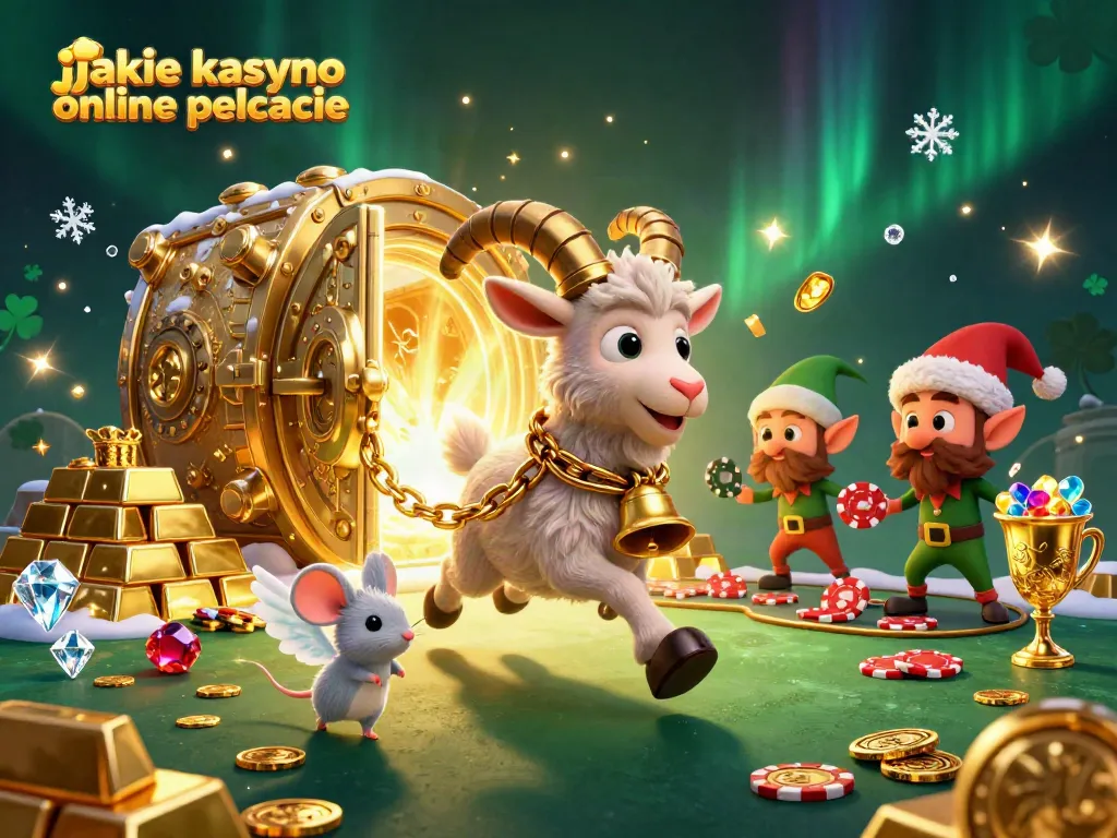 Engage with jakie kasyno online polecacie in a captivating 3D festive casino scene with Krampus and playful characters.