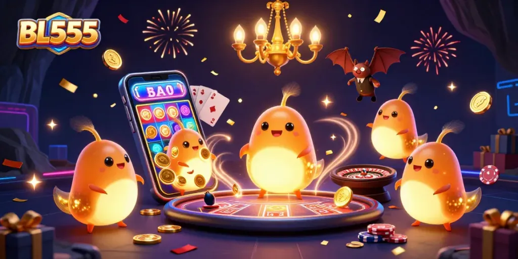 Engage with thrilling gameplay at BL555, where illuminated glowworms and casino fun collide!