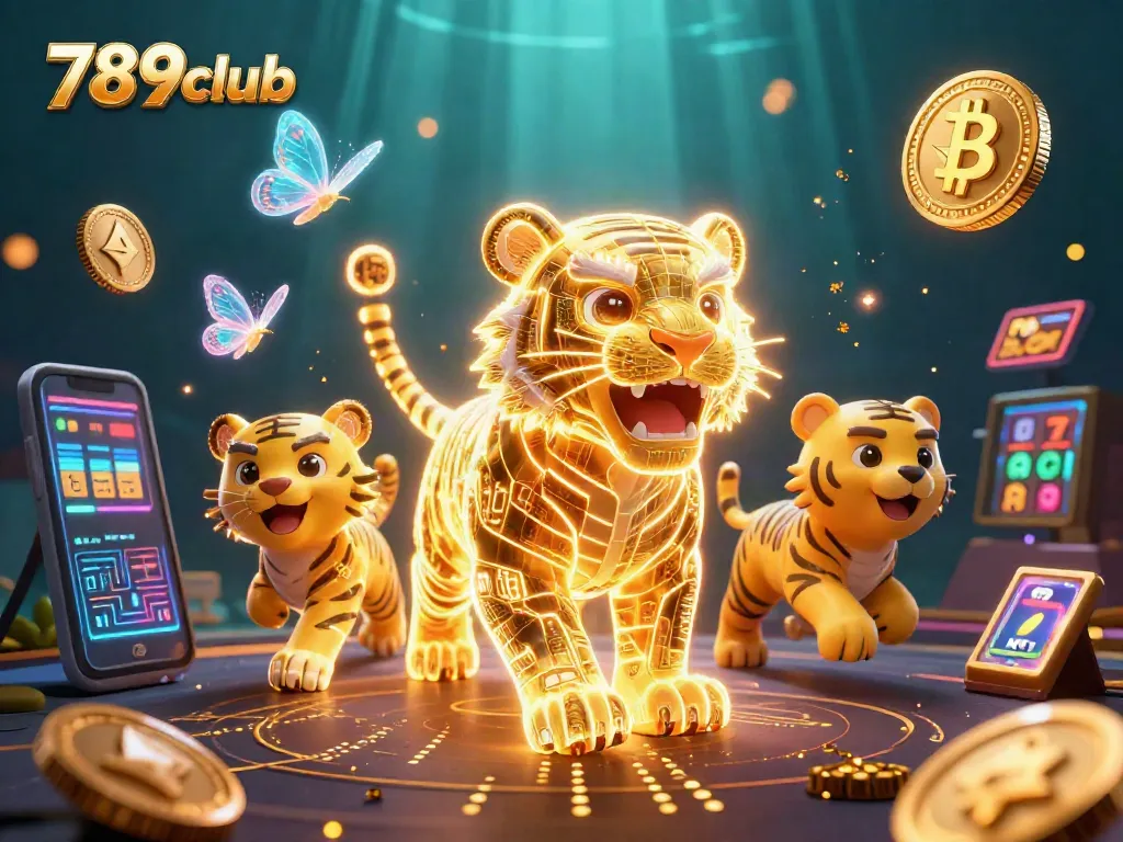Experience thrilling gameplay at 789club with lively 3D representations of exciting casino elements.
