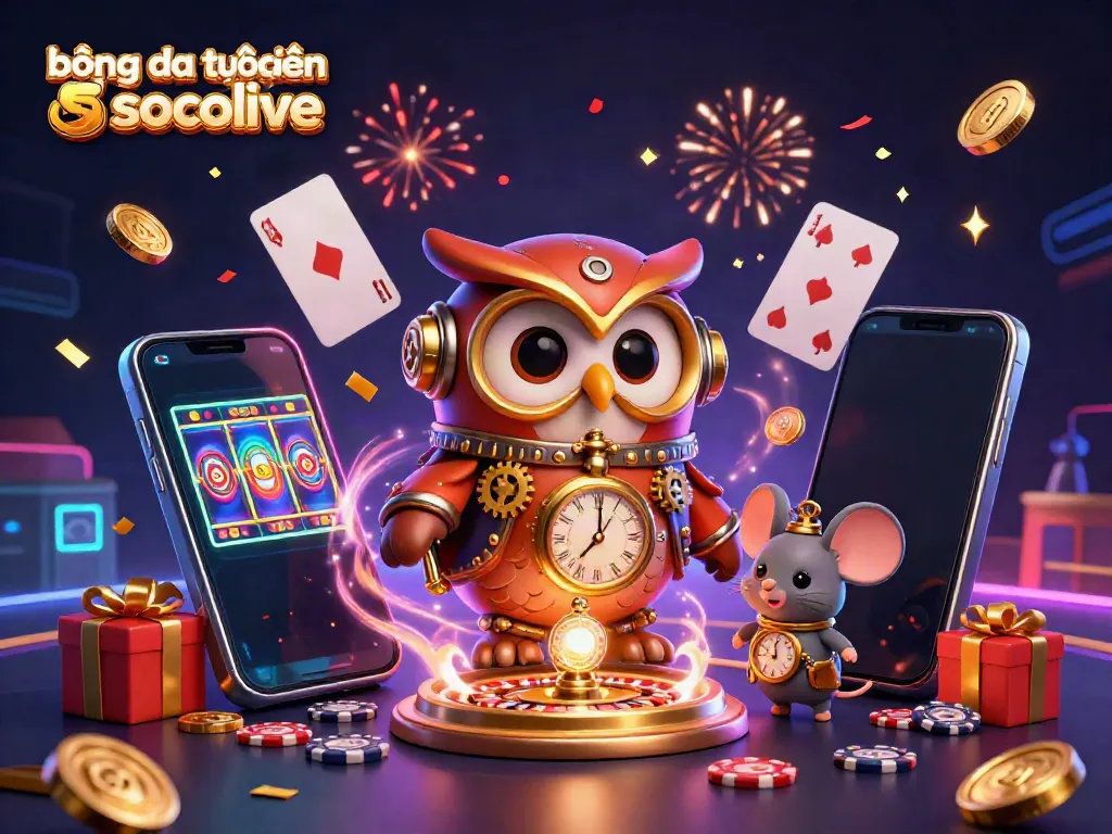 Experience the excitement of bóng đá trực tuyến socolive with engaging characters and vibrant casino elements!