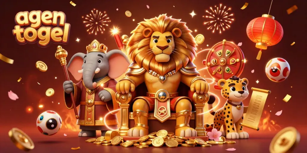 Menggandakan pengalaman judi dengan agen togel di panggung megah karakter 3D.